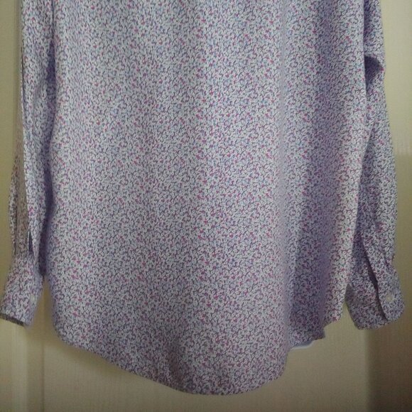 Frank & Eileen Sweet Flowers Floral Softgirl Cottage Button Shirt Eileen S - Picture 9 of 15